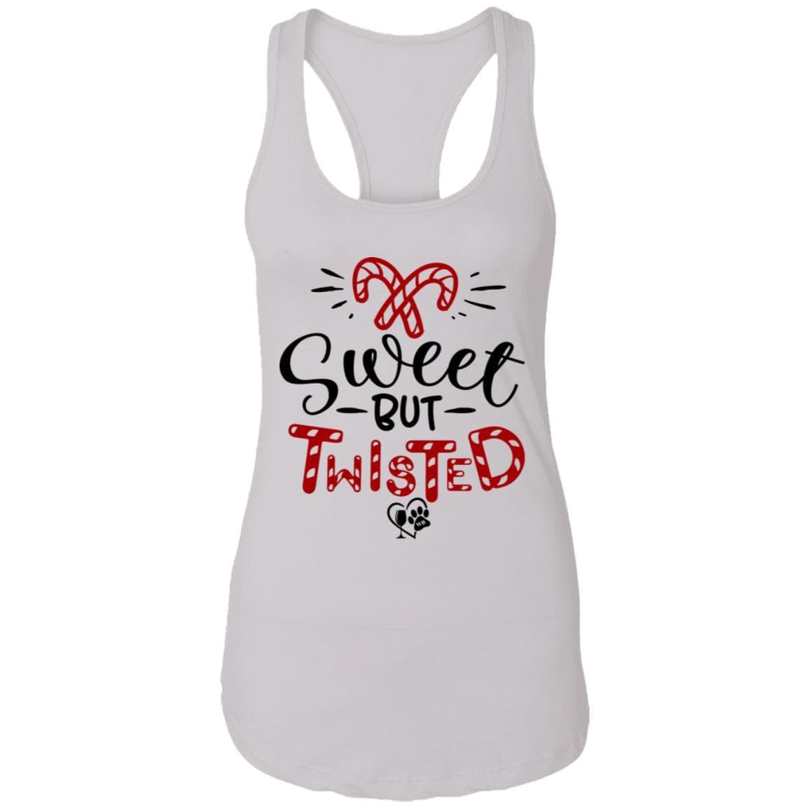 T-Shirts White / X-Small WineyBitches.Co "Sweet But Twisted" Ladies Ideal Racerback Tank WineyBitchesCo