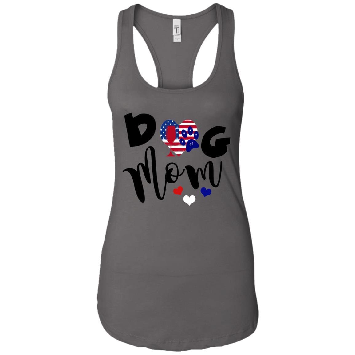 Tank Top Dark Grey / X-Small WineyBitches.Co Dog Mom Ladies Ideal Racerback Tank WineyBitchesCo