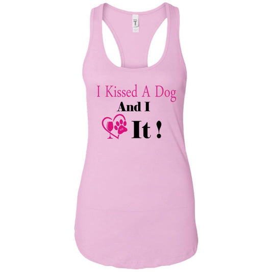 Tank Top Lilac / X-Small WineyBitches.co "I Kissed A Dog And I Loved It:" Ladies Ideal Racerback Tank WineyBitchesCo