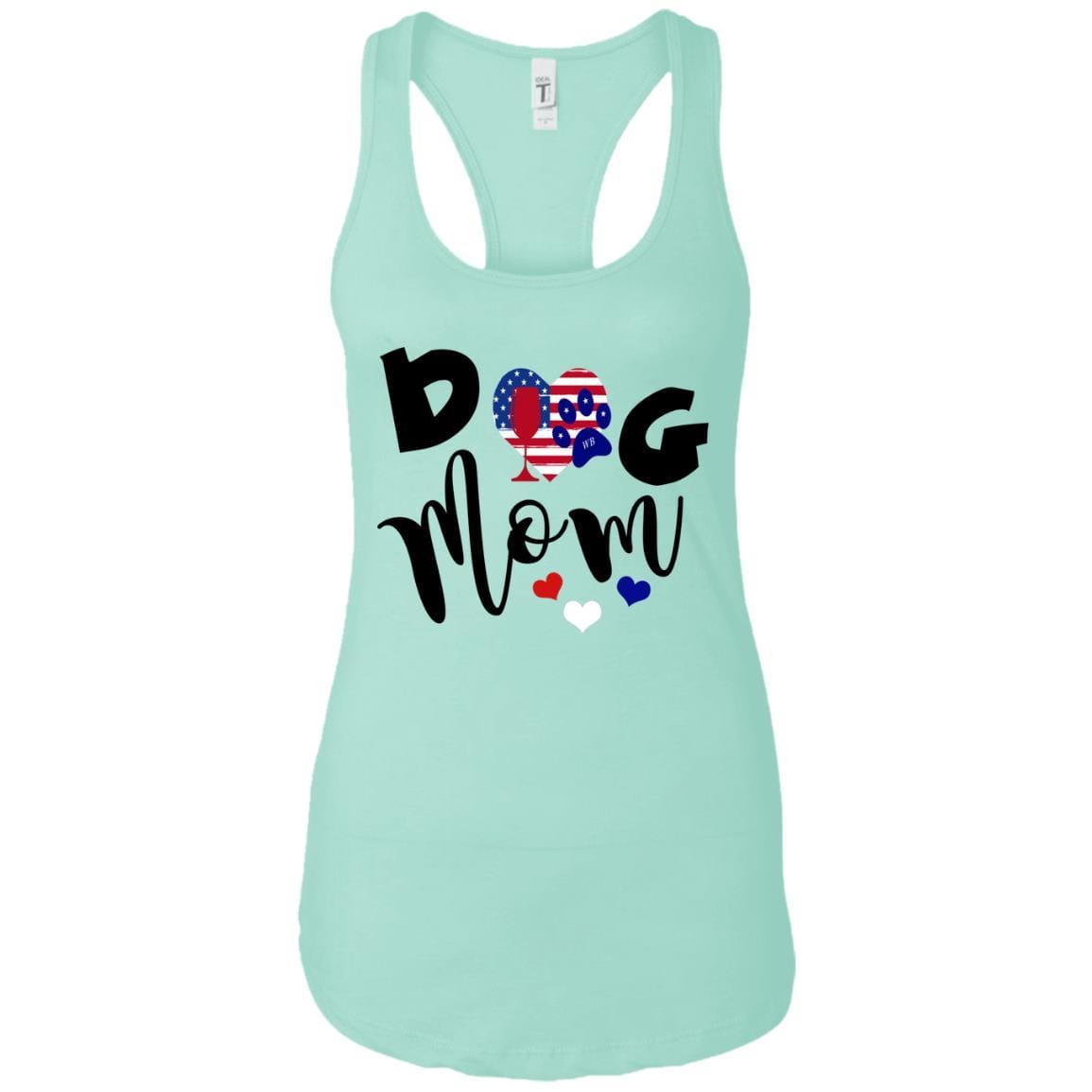 Tank Top Mint / X-Small WineyBitches.Co Dog Mom Ladies Ideal Racerback Tank WineyBitchesCo