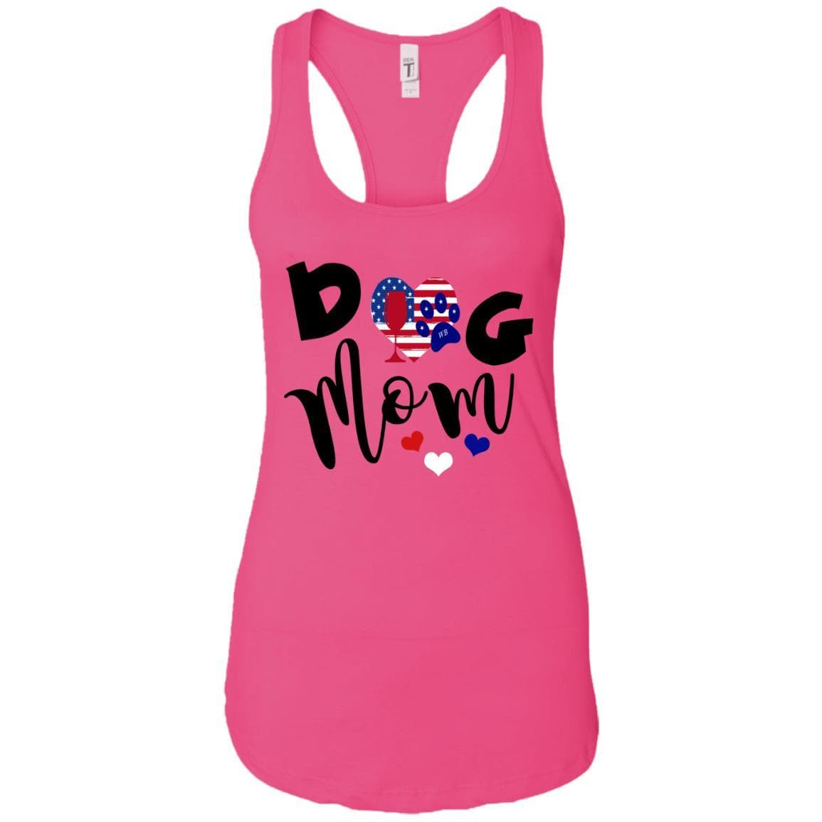 Tank Top Raspberry / X-Small WineyBitches.Co Dog Mom Ladies Ideal Racerback Tank WineyBitchesCo